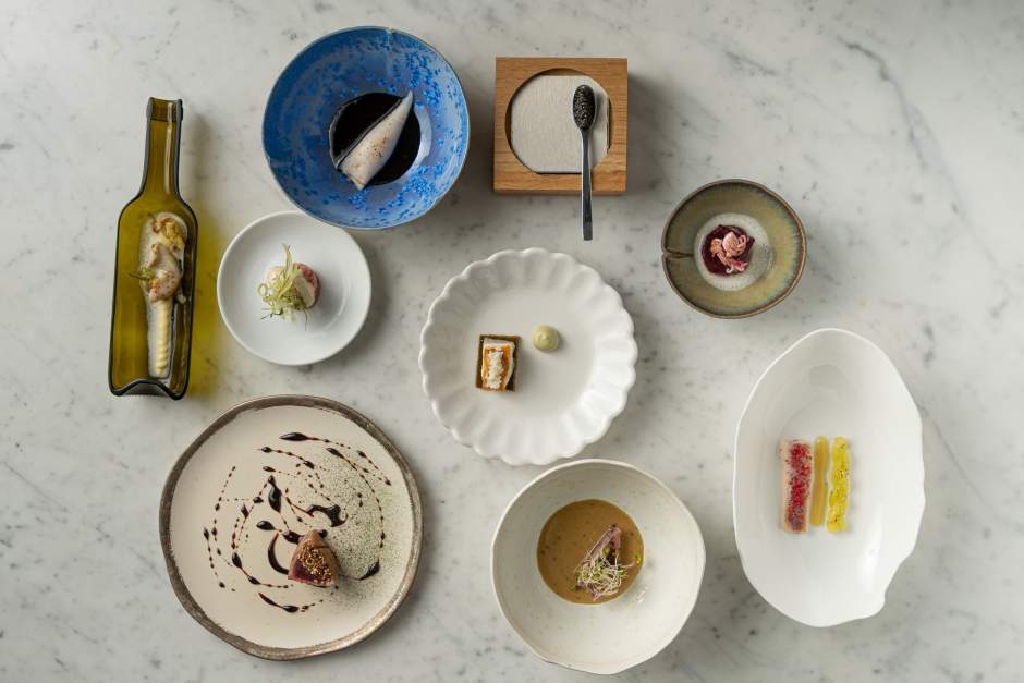 Carte printemps 2025 restaurant gastronomique Le Colombier