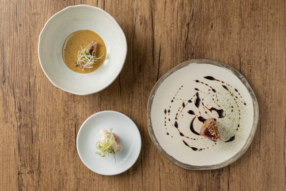 Carte printemps 2025 restaurant gastronomique Le Colombier