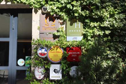 Plaque 5 étoiles Domaine du Colombier