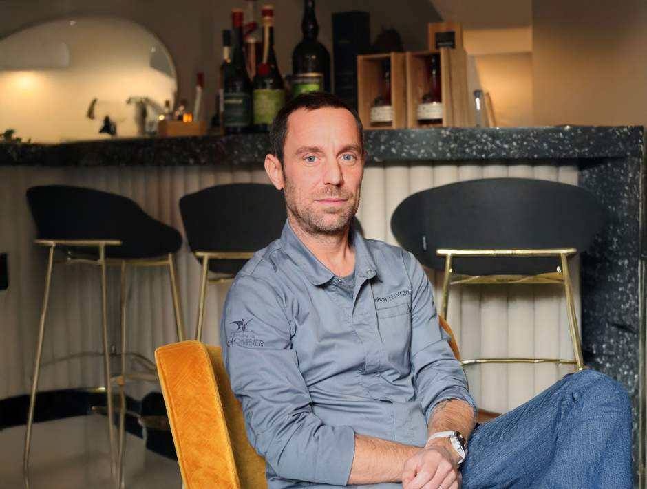 Portrait Chef étoilé Johan Thyriot du restaurant gastronomique du Domaine du Colombier