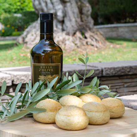 Huile d'olive du Liby du Domaine du Colombier à Malataverne